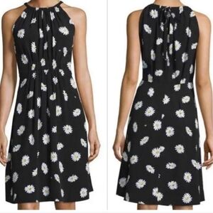 Kate Spade Daisy Dot Halter Dress Floral Bumble Bee A-line Sundress